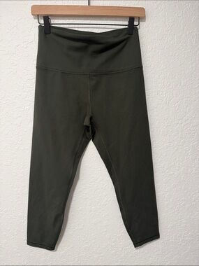 ZOBHA High-Waist Olive Green Leggings Size Medium